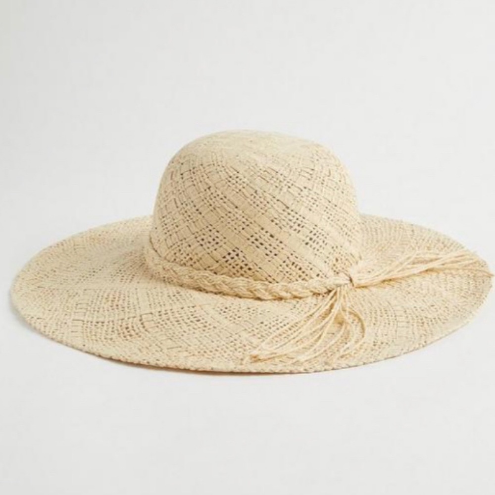 🆕 🏖️ Oversized Floppy Hat Summer Beach Straw Wide Brim Hat NWT Torrid New!